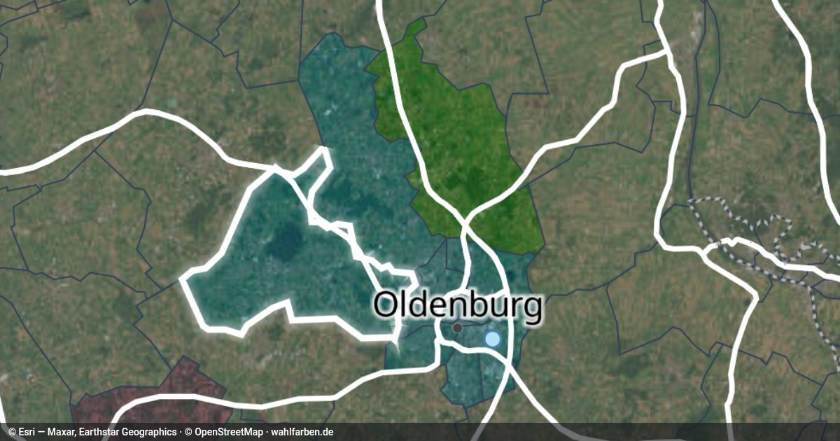 Kartenausschnitt des Gebiets 26160