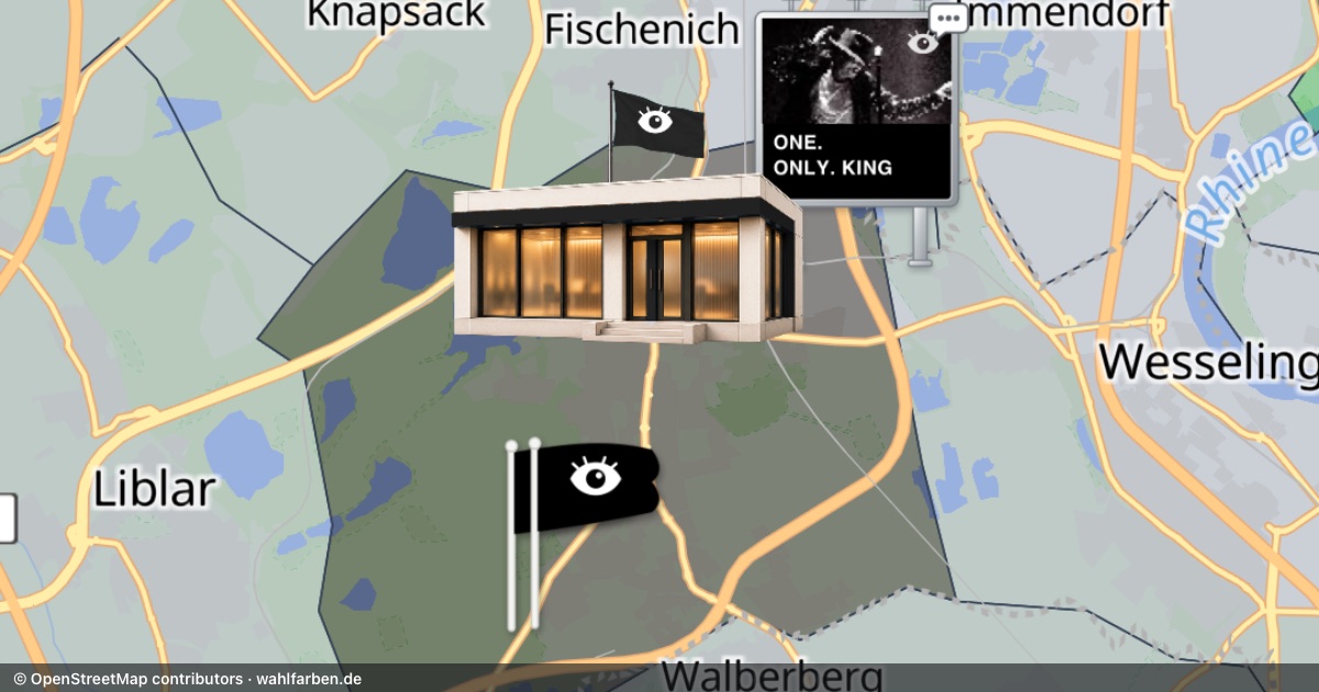 Kartenausschnitt des Gebiets 50321